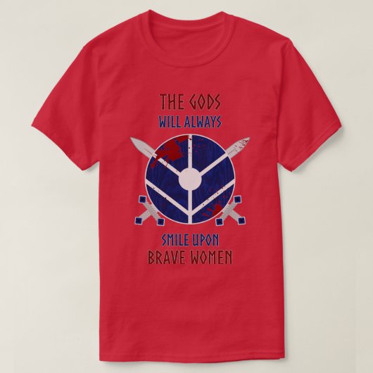 Vikings Brave Women T-shirt (Design voorkant)