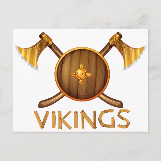 Vikings Briefkaart (Voorkant)