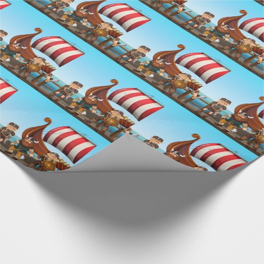 Vikings Cadeaupapier (Hoek)