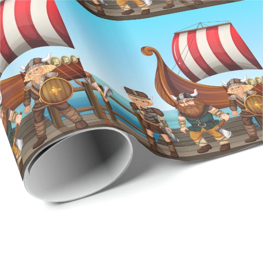 Vikings Cadeaupapier (Rol Hoek)