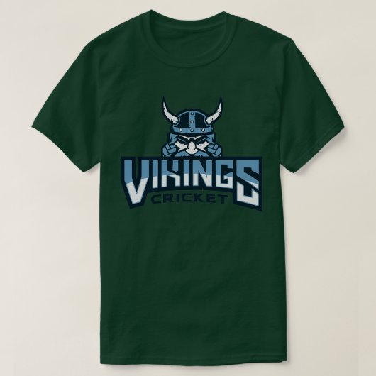 Vikings Cricket T-shirt (Design voorkant)
