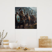 Vikings Forwards Samen Poster (Keuken)