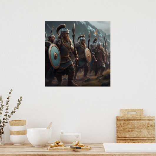 Vikings Forwards Samen Poster (Keuken)
