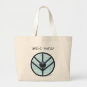 Vikings geïnspireerde Shield Maiden Grote Tote Bag (Voorkant)
