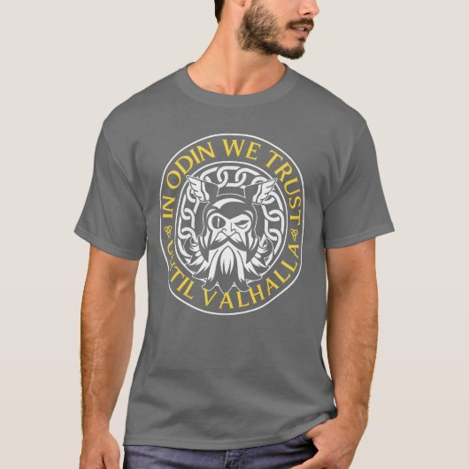 Vikings God Vader God grappig T-shirt (Voorkant)