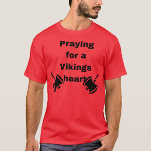 Vikings hart 1 t-shirt