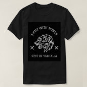 Vikings Honor in valhalla T-shirt (Design voorkant)