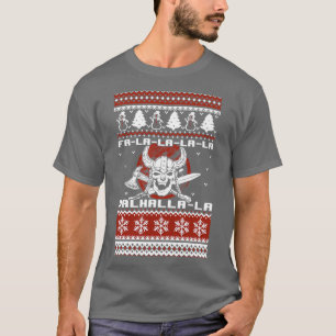 Vikings Kerstmis Ugly Sweater Valhala T-shirt