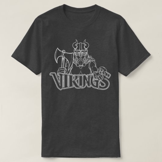 vikings klassiek t-shirt (Design voorkant)