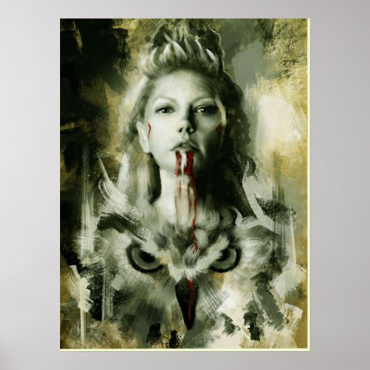 vikings koningin lagertha poster (Voorkant)