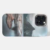 Viking's kust iPhone hoesje (Achterkant horizontaal)
