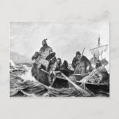 Vikings Landing in IJsland Illustratie (1909) Briefkaart (Voorkant)