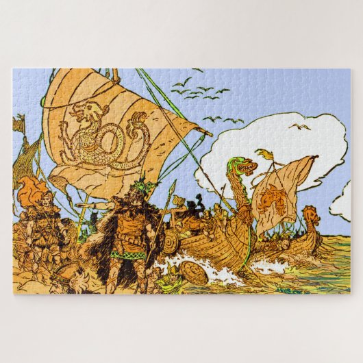 Vikings Legpuzzel (Horizontaal)