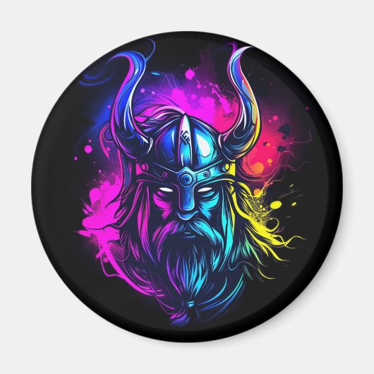 Vikings Neon Magneet (Voorkant)