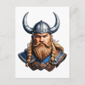 Vikings Nordic Man Briefkaart (Voorkant)