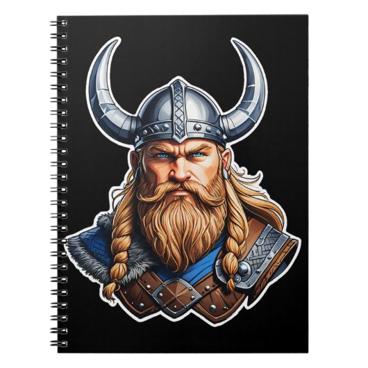 Vikings Nordic Man Notitieboek (Voorkant)