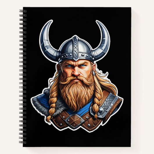Vikings Nordic Man Notitieboek (Voorkant)
