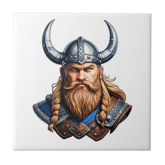 Vikings Nordic Man Tegeltje (Voorkant)