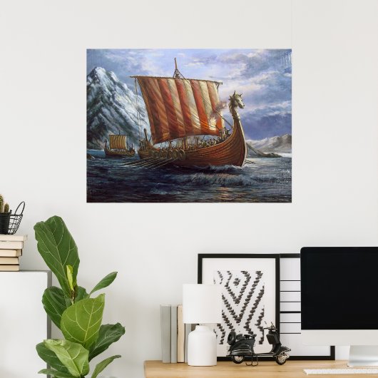 Vikings Poster (Thuiskantoor)