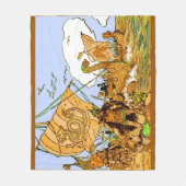 Vikings print fleece deken (Voorkant)
