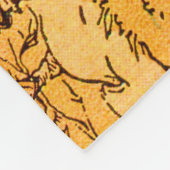 Vikings print fleece deken (Hoek)