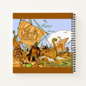 Vikings print notitieboek (Achterkant)
