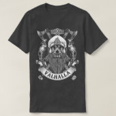VIKINGS RISE kull Beard runt Valhalla Nice Gift T-shirt (Design voorkant)