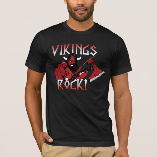 Vikings Rock! Shirt (Voorkant)
