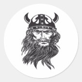 VIKINGS RONDE STICKER (Voorkant)