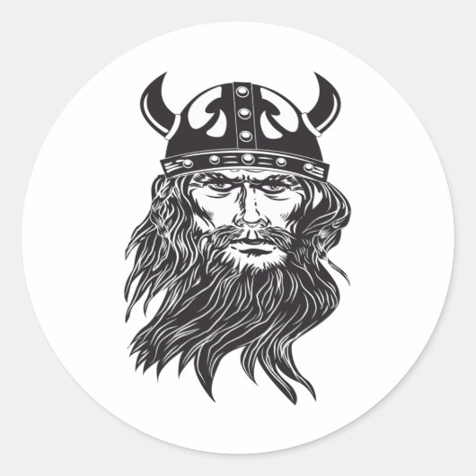 VIKINGS RONDE STICKER (Voorkant)