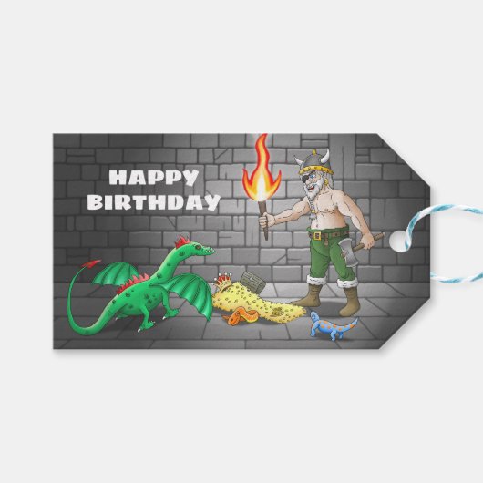VIKING'S SCHATZSUCHE CADEAULABEL (Voorkant (Horizontaal))