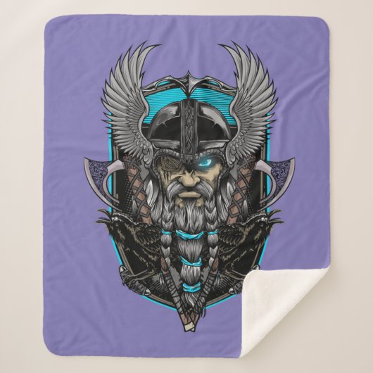 Vikings Sherpa Blanket Deken (Voorkant)