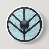 Vikings Shield Maiden Ronde Button 7,6 Cm (Voorkant)