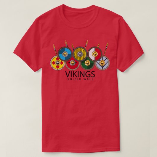Vikings Shield Wall T-shirt (Design voorkant)