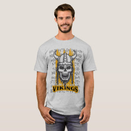 Vikings skeleton t-shirt