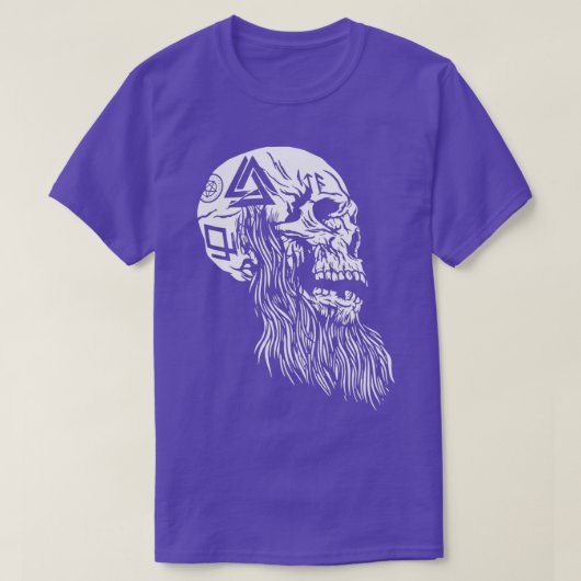 Vikings Skull 3 T-shirt (Design voorkant)