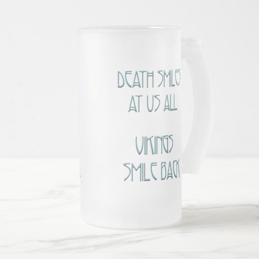 Vikings Smile Back Matglas Bierpul (Voorkant rechts)