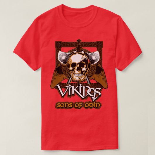 Vikings Sons van Oden T-shirt (Design voorkant)