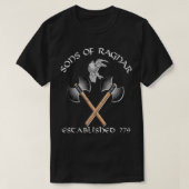 Vikings Sons van Ragnar T-shirt (Design voorkant)