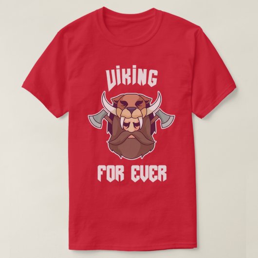 Vikings voor altijd t-shirt (Design voorkant)