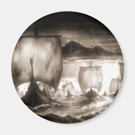 VIKINGSCHEPEN MAGNEET (Voorkant)
