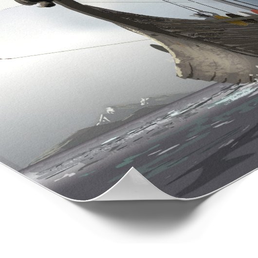 VikingShip Poster (Hoek)