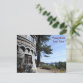 Vikingsholm- Lake Tahoe Briefkaart (Staand voorkant)