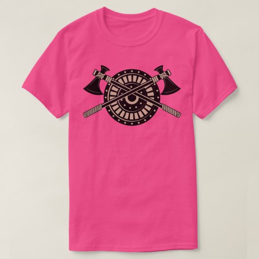 Vikingsschild en assen 3 t-shirt (Design voorkant)
