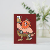 VIKINGSTRIJDER BRIEFKAART (Staand voorkant)