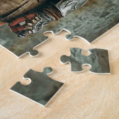 Vikingvrouw die de Amazone Vibe uitstraalt Legpuzzel (Zijkant)