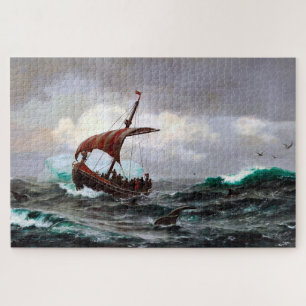 Vikingzomer aan de Groenlandse kust jaar 1000 Legpuzzel