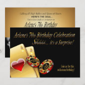 Vikki Casino Feeststijl VRAAG NAAMEN OP CHIPS Kaart (Voorkant / Achterkant)