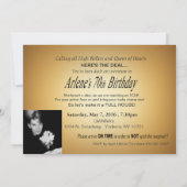 Vikki Casino Style Party VRAAGT NAMEN IN CHIPS Kaart (Achterkant)