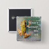 Vikkikker op schermfoto, aangepast vierkante button 5,1 cm (Voorkant /achterkant)